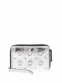 Dsquared2 - Silver eyelet studded wallet