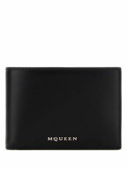 Alexander McQueen - Black Logo Solid Wallet