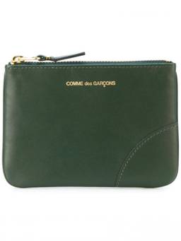 COMME des GARCONS - Dark Green Logo Pouch Wallet