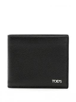 TOD'S - Black Plaque Solid Wallet