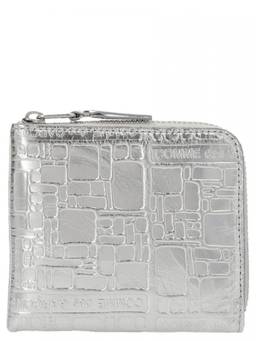 COMME des GARCONS - SilverEmbossed Logotype' Wallet