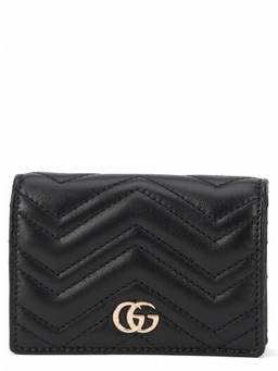 Gucci - Black Gg Marmont Quilted Wallet