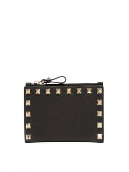 Valentino Garavani - Black Studded Card Holder
