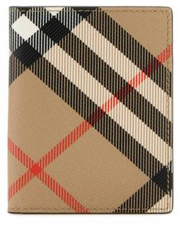 Burberry - Beige Signature Check Wallet