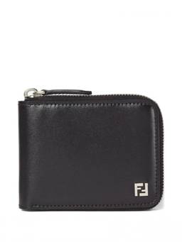 Fendi - Black Solid Zip Wallet