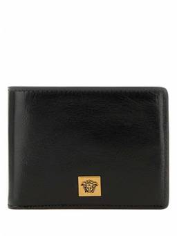 Versace - Black Solid Wallet