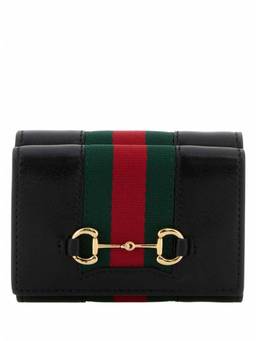 Gucci - Black Signature Stripe Wallet