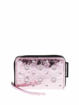 Dsquared2 - Pink eyelet studded wallet
