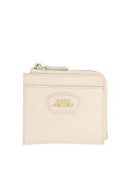 Marc Jacobs - Off White Solid Zip Wallet