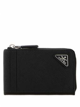 PRADA - Black Minuteria Textured Wallet