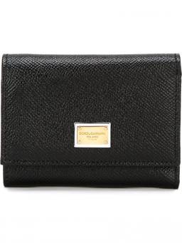 Dolce&Gabbana - Dolce Gabbana Black Leather flap wallet