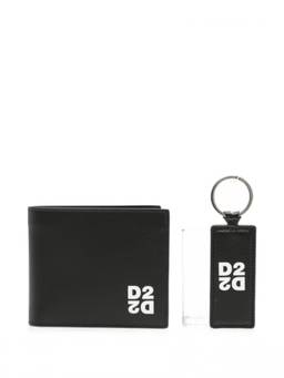 Dsquared2 - Black Logo Wallet Set