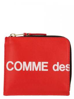 COMME des GARCONS - Red Logo Zip Wallet
