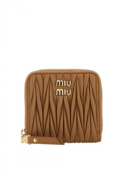 Miu Miu - Brown Minuteria Textured Wallet