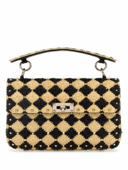 Valentino Garavani - Beige Rockstud Shoulder Bag