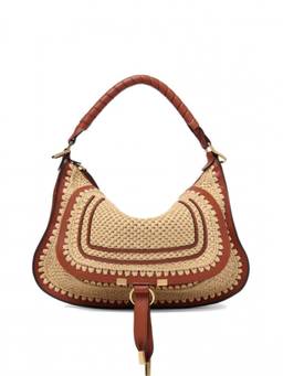 Chloe - Beige Marcie Small Shoulder Bag