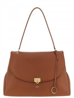 Ferragamo - Brown Sofia 2026 Large Shoulder Bag