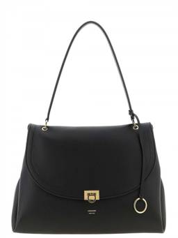 Ferragamo - Black Sofia 2026 Large Shoulder Bag