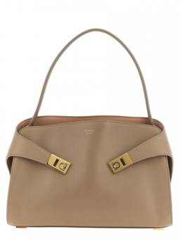 Ferragamo - Taupe Hug Medium Shoulder Bag