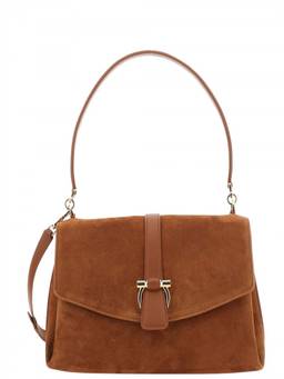 Ferragamo - Brown Gancini Medium Shoulder Bag