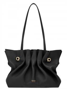 Ferragamo - Dark Brown Soft Medium Shoulder Bag
