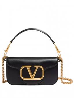 Valentino Garavani - Black Loco Small Shoulder Bag
