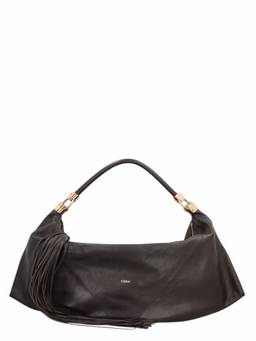 Chloe - Dark Brown Foulard Medium Shoulder Bag