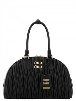 Miu Miu - Black Arcadie Medium Shoulder Bag