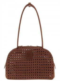 Miu Miu - Brown Perforated Medium Shoulder Bag
