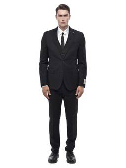 Corneliani - Black Notched Lapel Blazer