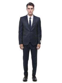 Corneliani - Blue Peaked Lapel Blazer
