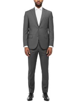 Corneliani - Grey Peaked Lapel Suit (42)