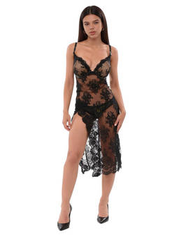 Dsquared2 - Black Lace V Neck Lounge and Sleepwear (S)