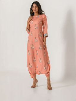 Pasha India - Scarlet Peach Dhoti Jumpsuit