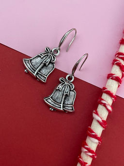 Digital Dress Room - Jingle Bell Charm Christmas Earrings