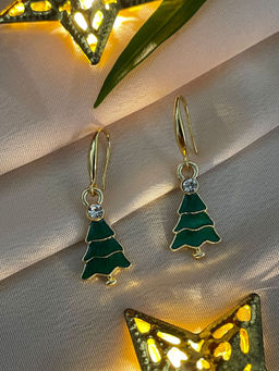 Digital Dress Room - Christmas Tree Charm Earrings