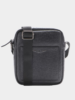 Police - Ostrich Polo Men's Brown Color Cross Body Bag