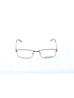 SKECHERS - Unisex Brown Rectangular Metal Eyewear Frame SK1044 49 SBRN (49)