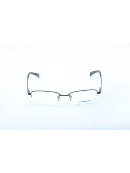 SKECHERS - Unisex Grey Rectangular Metal Eyewear Frame SK3100 51 GUNBK (51)