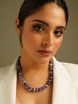 Kastiya Jewels - Quartz Semi Precious Gemstone Necklace