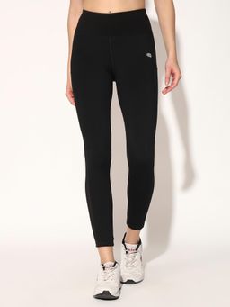 CLOTHWIK - Ankle Length Gym Black Tights