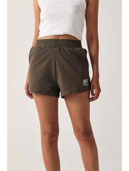 Sawsee - Relaxed Fit Lounge Brown Shorts