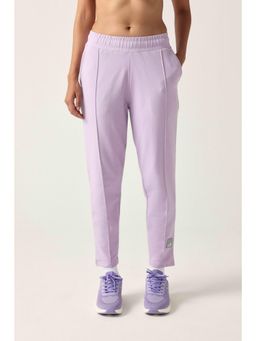 Sawsee - Pin-Tuck Straight Lavender Trackpant