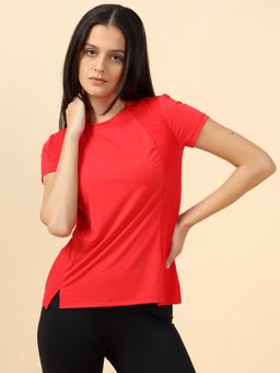 Fitkin - Women Red Active T-Shirt