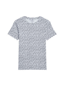 Marks & Spencer - White Pure Cotton Printed T-Shirt