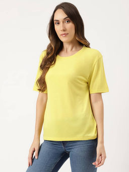 Marks & Spencer - Yellow Round Neck T-Shirt