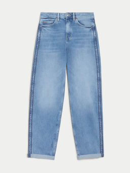 Marks & Spencer - Blue Boyfriend Ankle Grazer Jeans