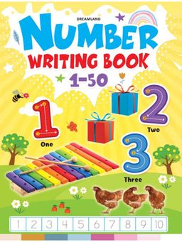 Dreamland - Number Writing Book 1-50 Early Learning Book