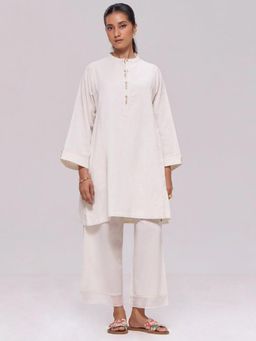 Ganga Fashions - Sweet Corn Kurta with Palazzo