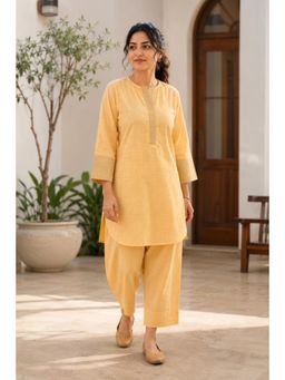etre comfortwear - Lumi Contrast in Cotton Co-Ord Set